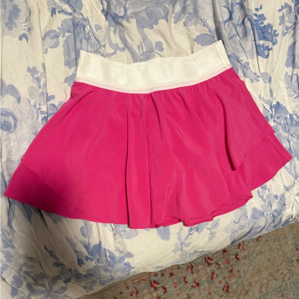 Lululemon pink tennis skirt
